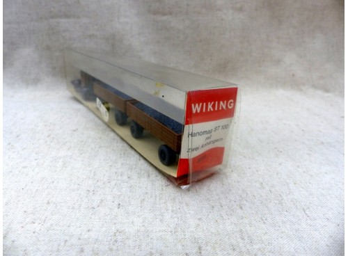 Wiking 3500 Camion Hanomag ST100 et Remorques Ho boite