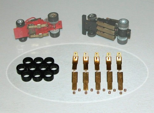 TCR Kit Pièces Pneus, Lamelles et ressorts pour Chassis type MK2 avec chassis