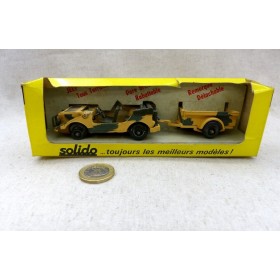 Solido 213 Jeep et Remorque