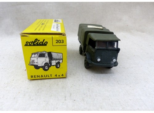 Solido 203 Véhicule militaire Renault 4 x 4  Tous Terrains avant