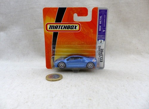 Matchbox Superfast MB2 Mitsubishi Eclipse MBX Métal Neuve Blister
