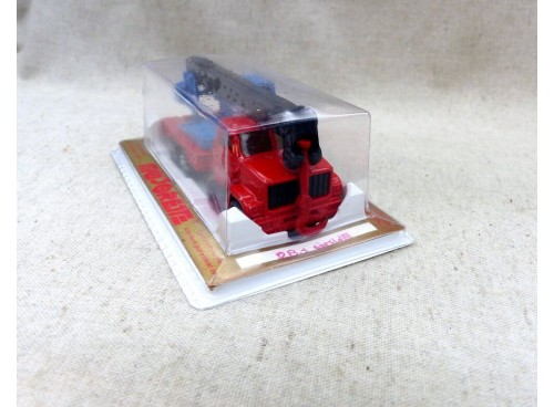 Majorette 283 Camion Grue Rouge et Bleu