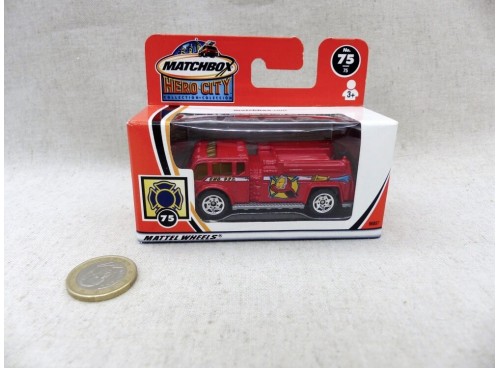 Matchbox Superfast MB 75 Hero City Camion de Pompiers