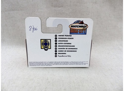 Matchbox Superfast MB75 Hero City Camion de Pompiers
