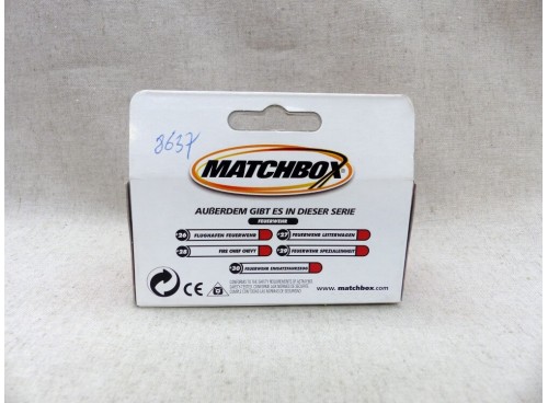 Matchbox Superfast MB27 Camion de Pompiers Feuerwehr Leiterwagen