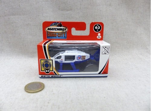 Matchbox Superfast MB 63 Helicoptère Secours Médical