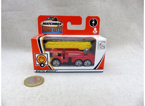 Matchbox Superfast MB 4 Camion de Pompiers Grande Echelle