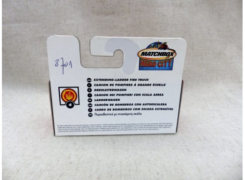 Matchbox Superfast MB4 Camion de Pompiers Grande Echelle