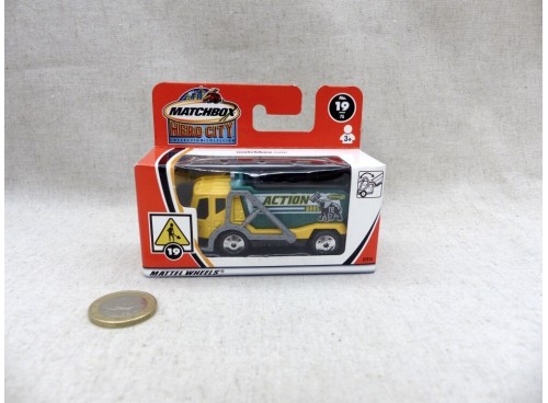 Matchbox Superfast MB 19 Hero City Camion Benne à ordures 97815