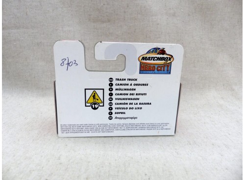 Matchbox Superfast MB19 Hero City Camion Benne à ordures 97815