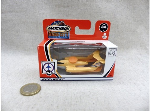 Matchbox Superfast MB 34 Hero City Avion Radar 97837