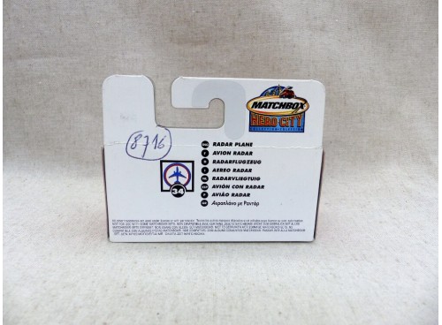 Matchbox Superfast MB34 Hero City Avion Radar 97837
