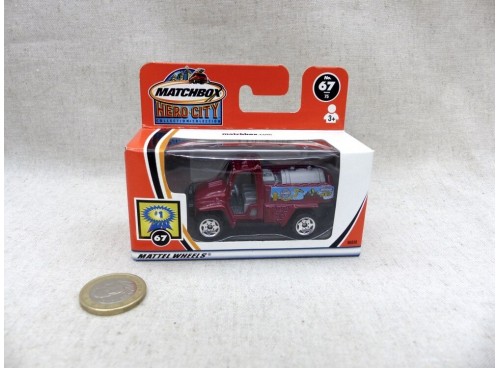 Matchbox Superfast MB67 Camion Citerne Tous Terrains de Pompiers