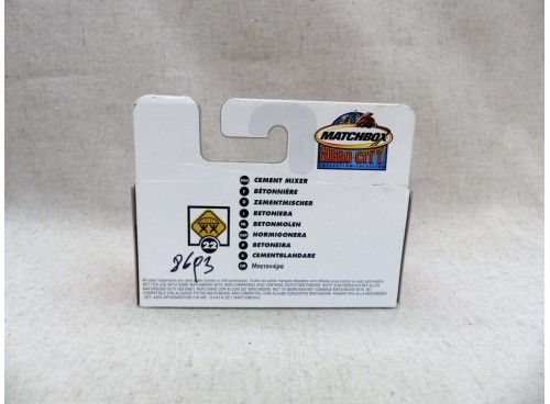 Matchbox Superfast MB22 Hero City Camion Toupie Betonnière
