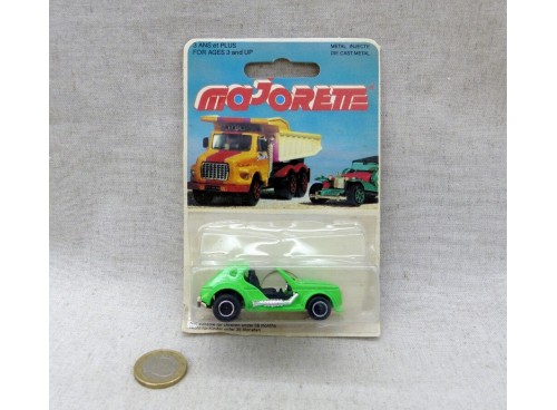 Majorette 223 voiture Crazy car verte fluo