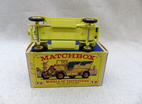 Matchbox MOY Models of Yesteryear Y-16 Spyker Tourer 1904 MOY dessous