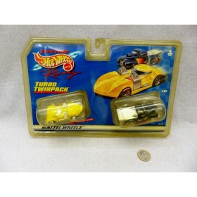 Tyco Dual Blister 38099 Turbo Twinpack Voiture et Pick up "Modified"
