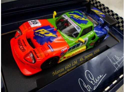 Voiture de circuit Marcos 600 LM Jarama 1998  coffret Fly A27 Coffret