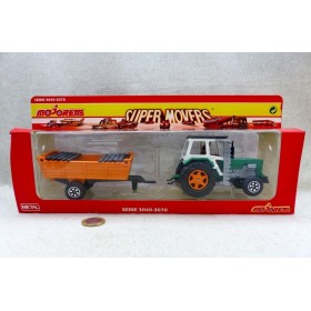 Majorette Super Movers 3051 Tracteur et sa remorque Serie 3000