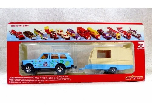 Majorette Super Movers 3040-3070 Range Rover + Caravane Serie 3000 arriere