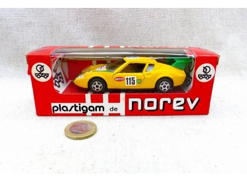 Norev plastigam 877 serie P voiture Jet-Car Ligier Le Mans Js 2 Tour Auto 1973