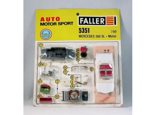 Faller 5351 Mercedes 280Sl + motor Kit New/Blister