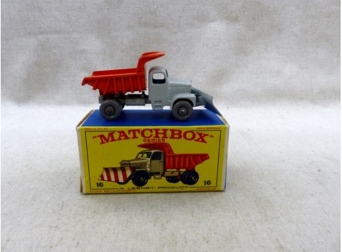 Matchbox Lesney Series N° 16 Scammel Snowplough Chasse Neige GPW avec Boite
