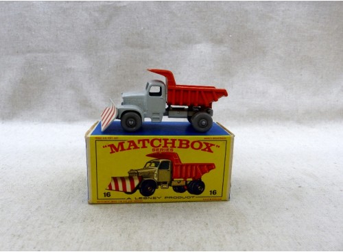 Matchbox Lesney Series N° 16 Scammel Snowplough Chasse Neige GPW avec Boite