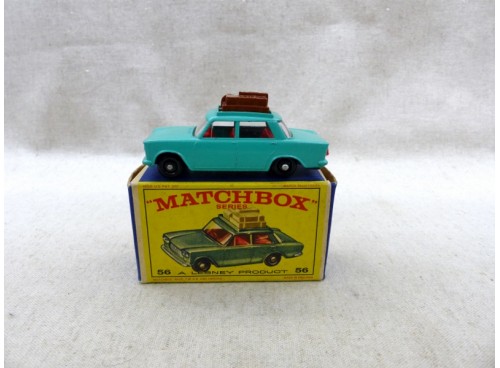 Matchbox Lesney Series N° 56 Fiat 1500 Near Mint Box gauche
