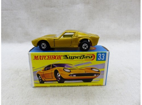 Matchbox superfast MB33 Lamborghini Miura rare version