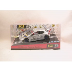 voiture de circuit SCX 60250 Peugeot 206 WRC Silver n° 99