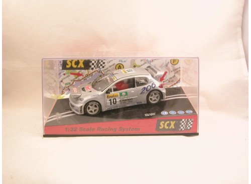 voiture de circuit SCX 60480 Peugeot 206 Monte Carlo 2000