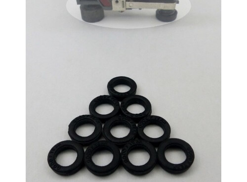 Aurora AFX Magnatraction 10 pneus uréthane avant Good Year O-Ring Pièces neuves