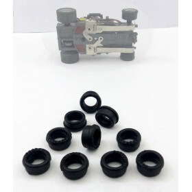 Aurora AFX Magnatraction 10 pneus uréthane avant Good Year Large Pièces neuves