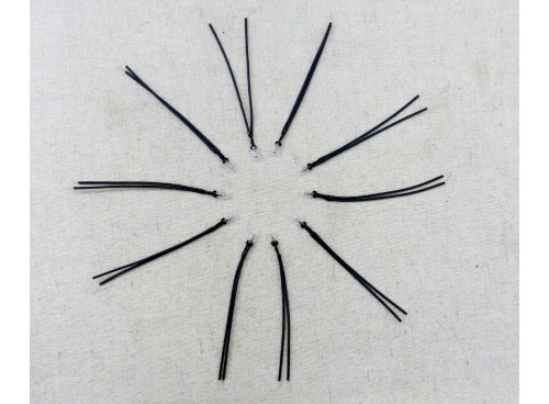 lot de 10 Mini Ampoules 3 mm Ho Slot Car compatibles AFX, Aurora, Tyco, TCR etc