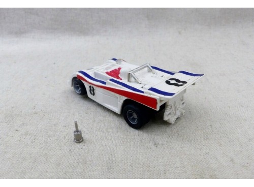 Ideal TCR  Can Am  n°8 avec guide spécial pour courir sur les pistes Tyco, AFX, Tomy, Faller, etc