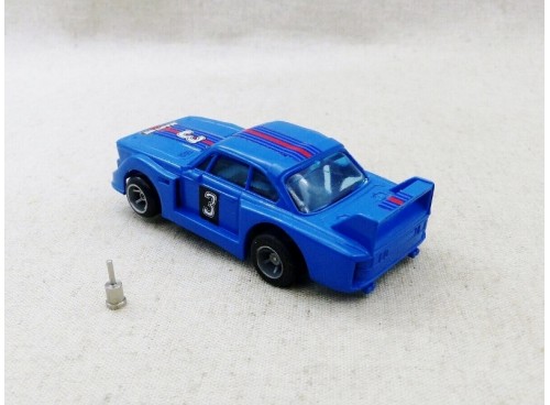 Ideal TCR BMW Martini # 3 modified to fit ho slot car tracks Tyco Tomy AFX etc