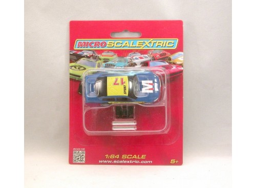 Voiture micro scalextric G2157 US Stock Car Bleue N° 17
