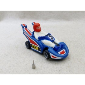 Ideal BMW Csl # 6 with special guide to fit Tyco, AFX, Faller, etc from under