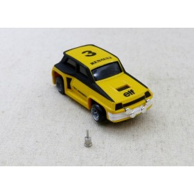 Ideal TCR Renault 5 Turbo with special guide to fit Tyco, AFX, Faller, etc
