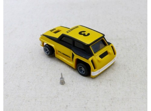 Ideal TCR  Renault 5 Turbo avec guide spécial pour courir sur les pistes Tyco, AFX, Tomy, Faller, etc