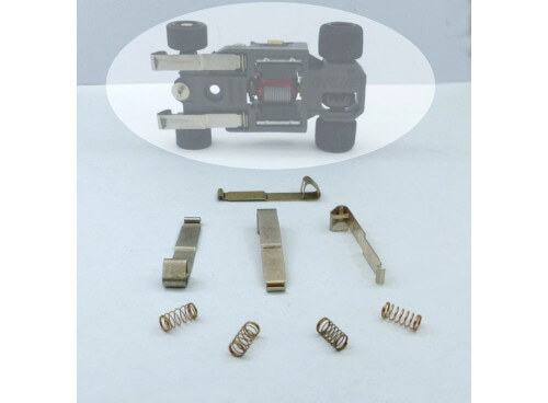 Aurora AFX G+ Jeu de 4 lames de contact et ressorts neufs OEM pièces d'origine !