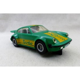 voiture de circuit Fleischmann Auto Rallye 3225 Porsche 911 Turbo verte
