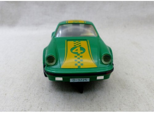 voiture de course circuit routier Fleischmann Auto Rallye 3225 Porsche 911 Turbo verte