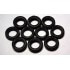 Aurora AFX magnatraction Silicon tyres 10 pneus avant 0-Ring Good Year neufs
