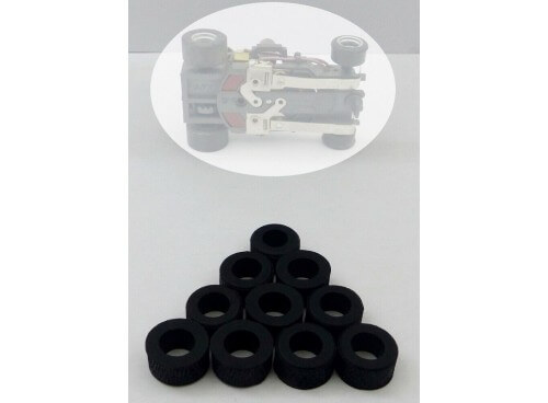 AFX Aurora Magnatraction lot de 10 pneus arrières uréthane neufs