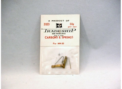 Slot Car US 1/32 1/24 Tradeship 2023: jeu de Charbons et ressort pour MN-30