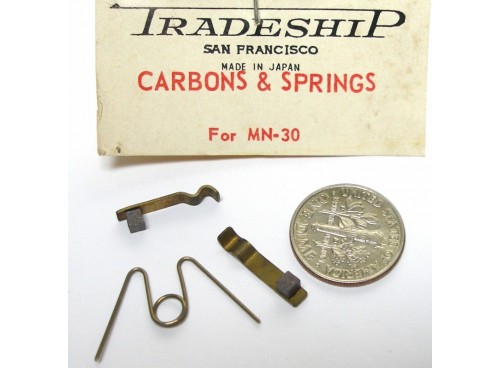 pièces détachées Slot Car US 1/32 1/24 Tradeship 2023: jeu de Charbons et ressort pour MN-30