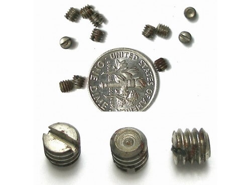 pièces détachées Slot Car U.S 1/32 1/24 Cox Revell etc Tradeship 2053 Sachet de 12 Vis 5/40x1/8"