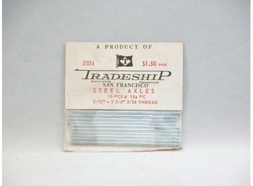 Slot Car U.S. 1/32 1/24 Cox Revell etc Tradeship 2024: 10 axes acier bouts filetés